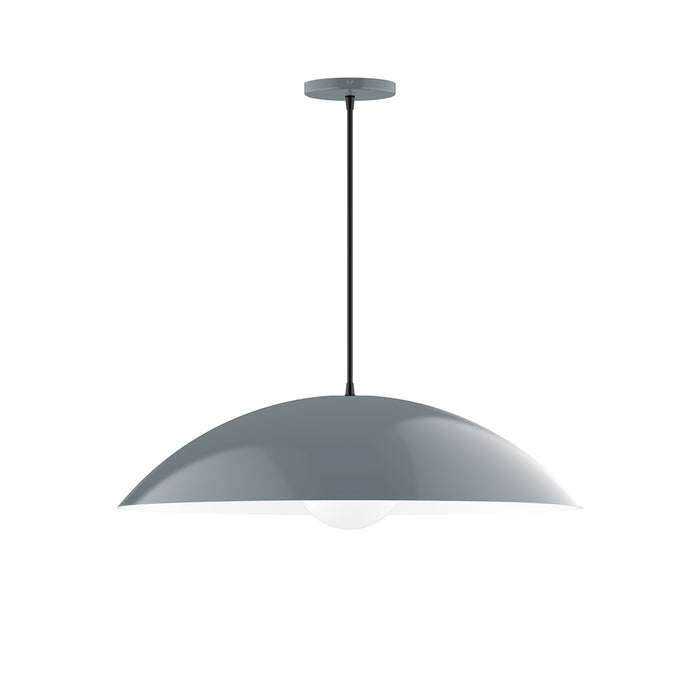 Plateau 24" Pendant in Slate Gray | Montclair Light Works
