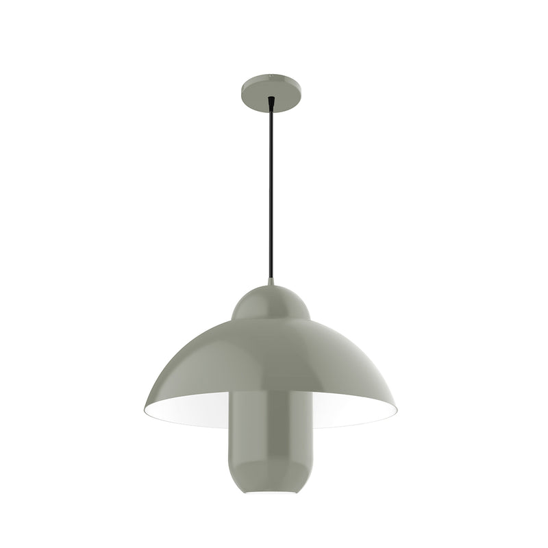 June Bug 18 inch pendant in Moss Green | Montclair Light Works