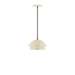 Nest 10" Pendant with Glass Globe in Cream | Montclair Light Works