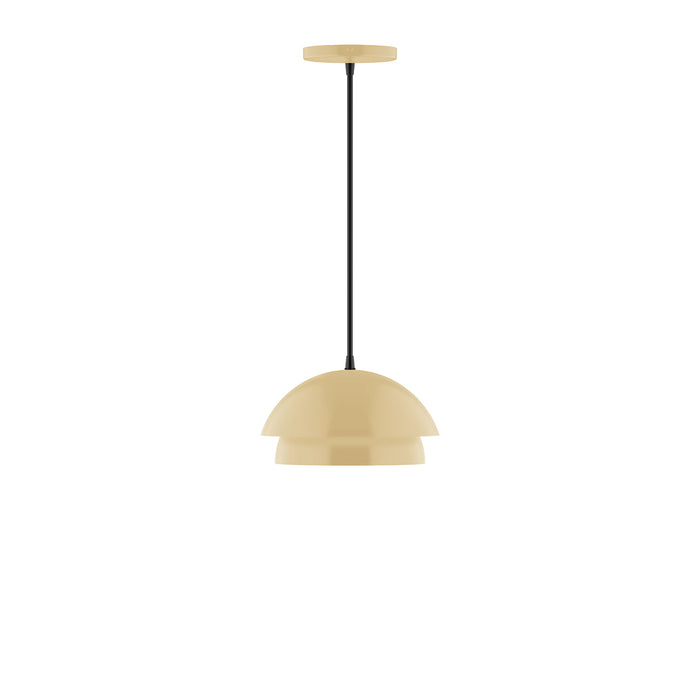 Nest 10" Pendant with Glass Globe in Ivory | Montclair Light Works