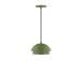 Nest 10" Pendant with Glass Globe in Fern Green | Montclair Light Works