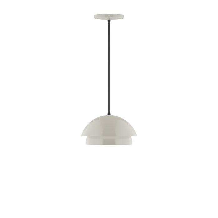 Nest 10" Pendant with Glass Globe in Silk Gray | Montclair Light Works