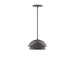 Nest 10" Pendant with Glass Globe in Bronze Matte | Montclair Light Works