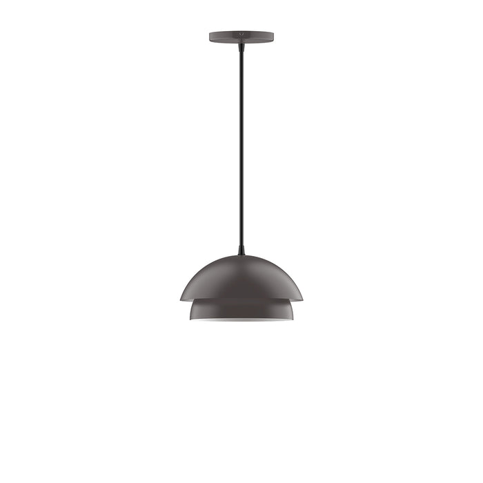 Nest 10" Pendant with Glass Globe in Bronze Matte | Montclair Light Works