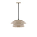 Nest 16" Pendant in Clay | Montclair Light Works