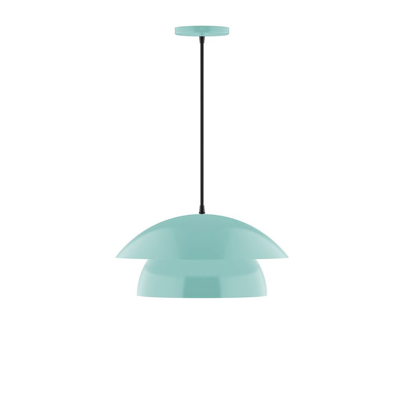 Nest 16" Pendant in Sea Green
