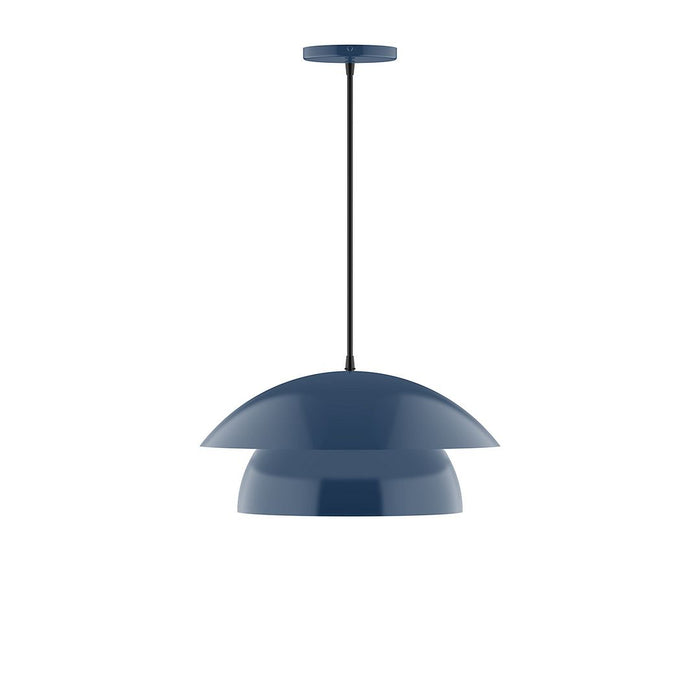 Nest 16" LED Pendant in Navy