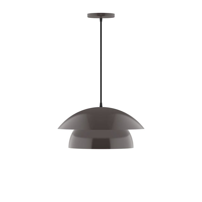 Nest 16" LED Pendant in Architectural Bronze