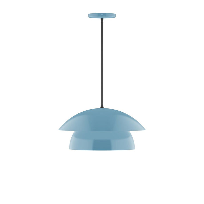 Nest 16" Pendant Light in Light Blue