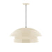 Vintage black and brass pendant light Montclair light works