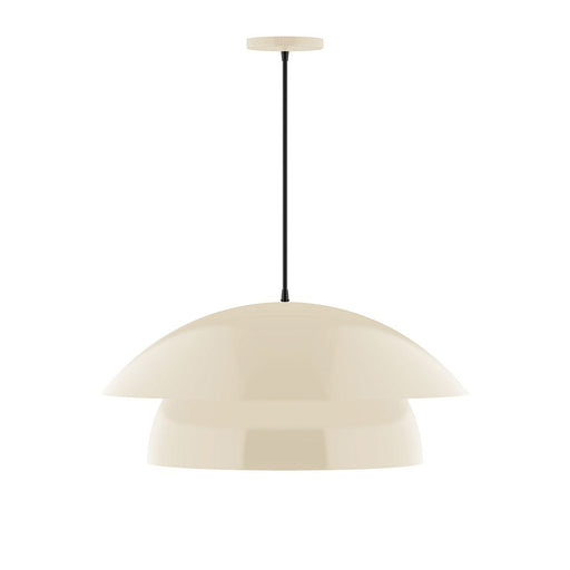 Vintage black and brass pendant light Montclair light works