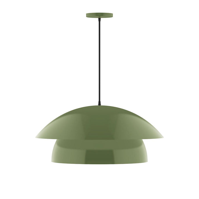 Nest 24" LED Pendant in Fern Green
