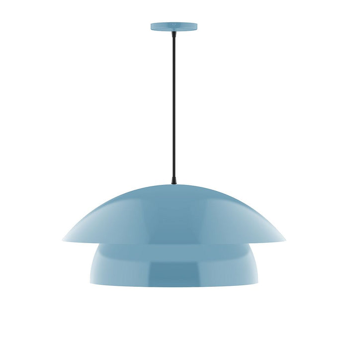 Nest 24" LED Pendant in Light Blue