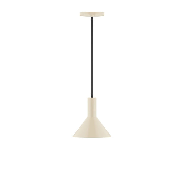 Stack Chase 8" Pendant Light in Cream