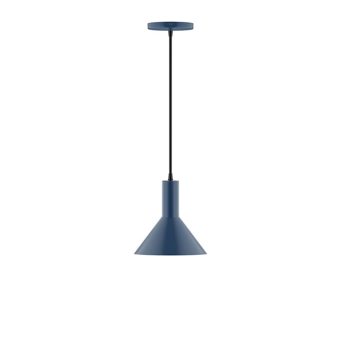 Chase 8" LED Pendant in Navy