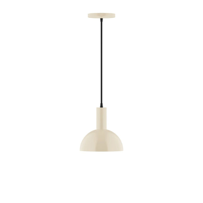 Stack Ray 8" Pendant Light in Cream