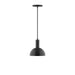 Ray 8" LED Pendant in Black | Montclair Light Works