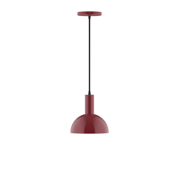 Ray 8" LED Pendant in Barn Red