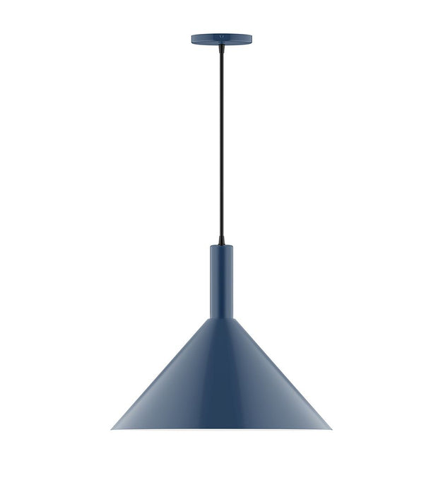 Chase 18" LED Pendant in Navy