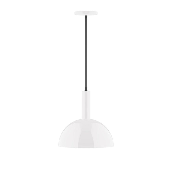 Ray 12" LED Pendant in White