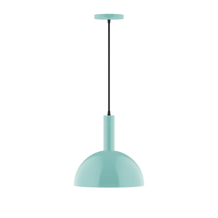 Ray 12" LED Pendant in Sea Green