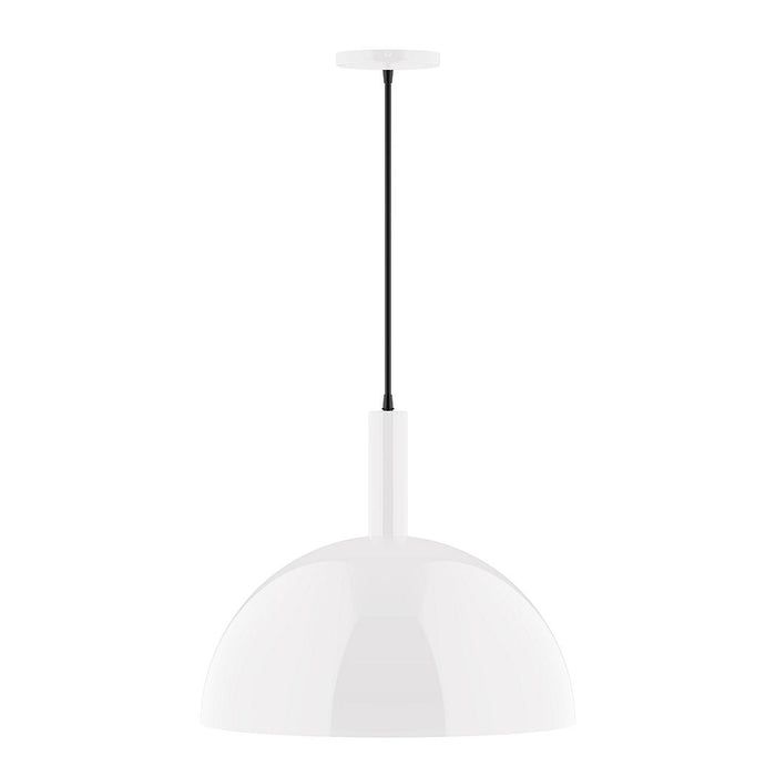 Ray 18" LED Pendant in White