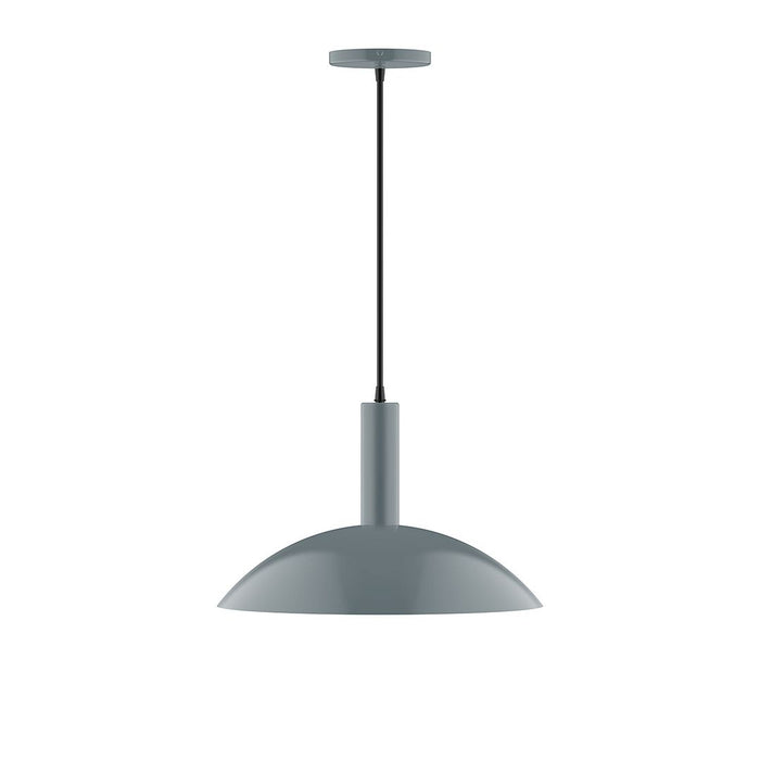 Glow 16" LED Pendant in Slate Gray