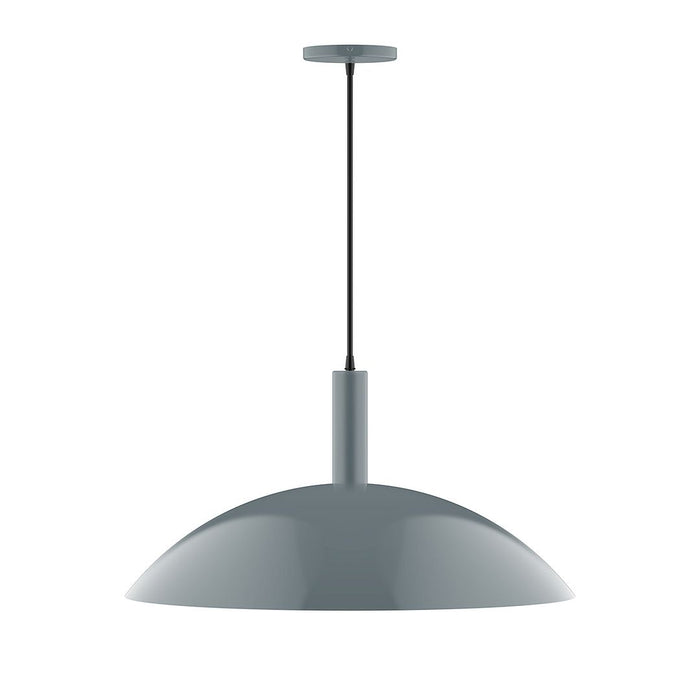 Glow 24" LED Pendant in Slate Gray
