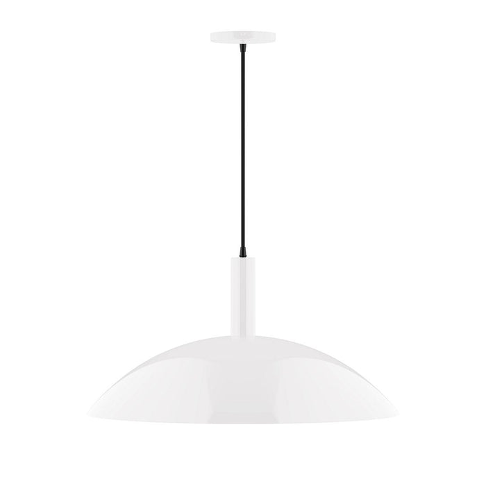 Glow 24" LED Pendant in White