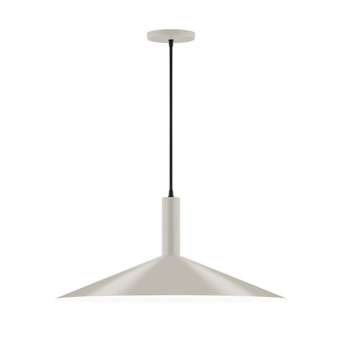 Zing 24" Pendant in Silk Gray | Montclair Light Works