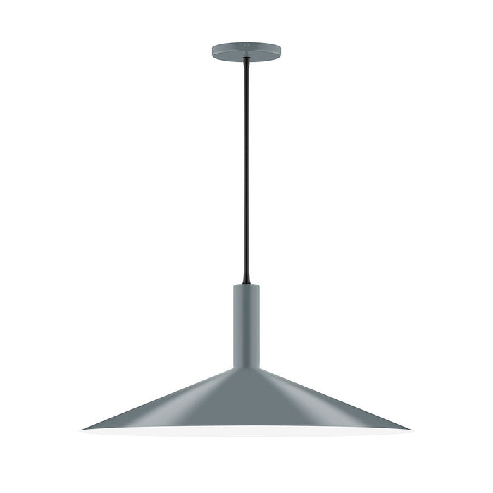 Zing 24" LED Pendant in Slate Gray