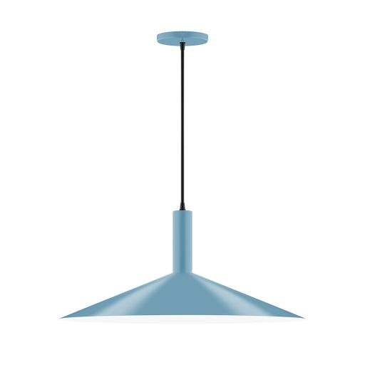Zing 24" LED Pendant in Light Blue | Montclair Light Works