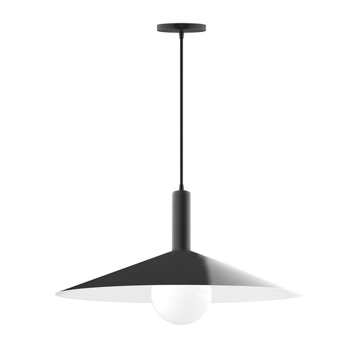 Zing 24" Pendant in Black | Montclair Light Works