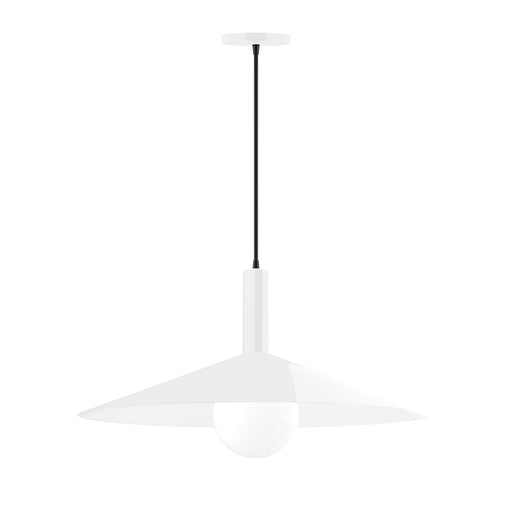 Zing 24" Pendant in White | Montclair Light Works