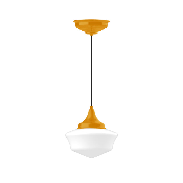 Schoolhouse 12" pendant in Bright Yellow | Montclair Light Works