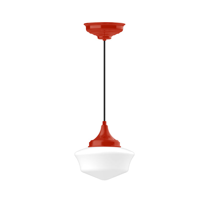 Schoolhouse 12" pendant in Vermillion | Montclair Light Works