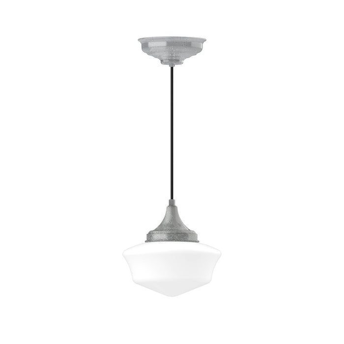 Schoolhouse 12" pendant in Painted Galvanized | Montclair Light Works