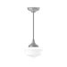 Schoolhouse 12" pendant in Painted Galvanized | Montclair Light Works