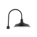 Warehouse 18" post top mount in Black | Montclair Light Works