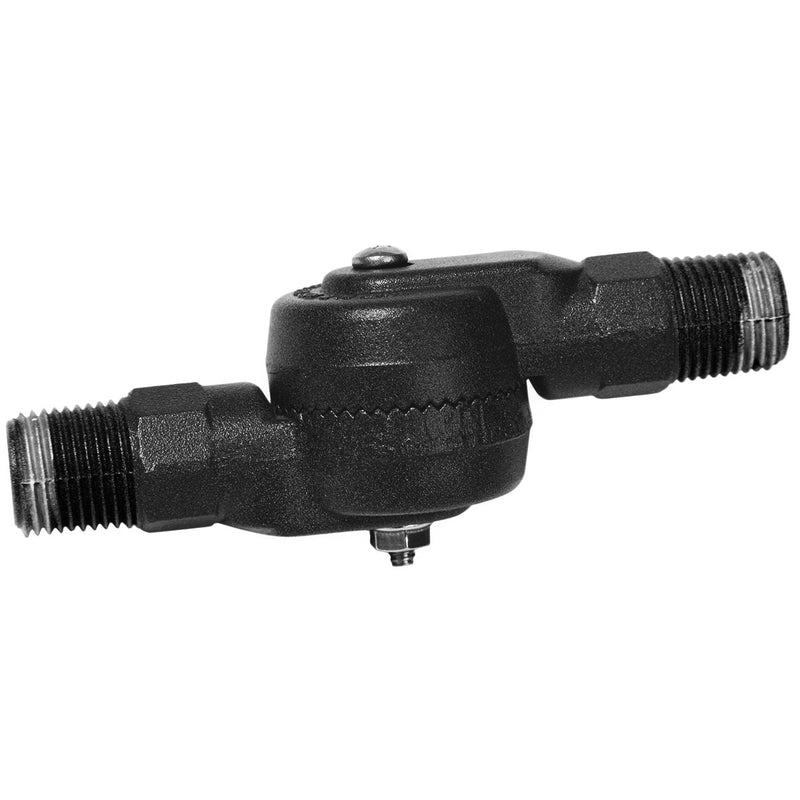 Black gooseneck LED wall light with junction and threaded connectors