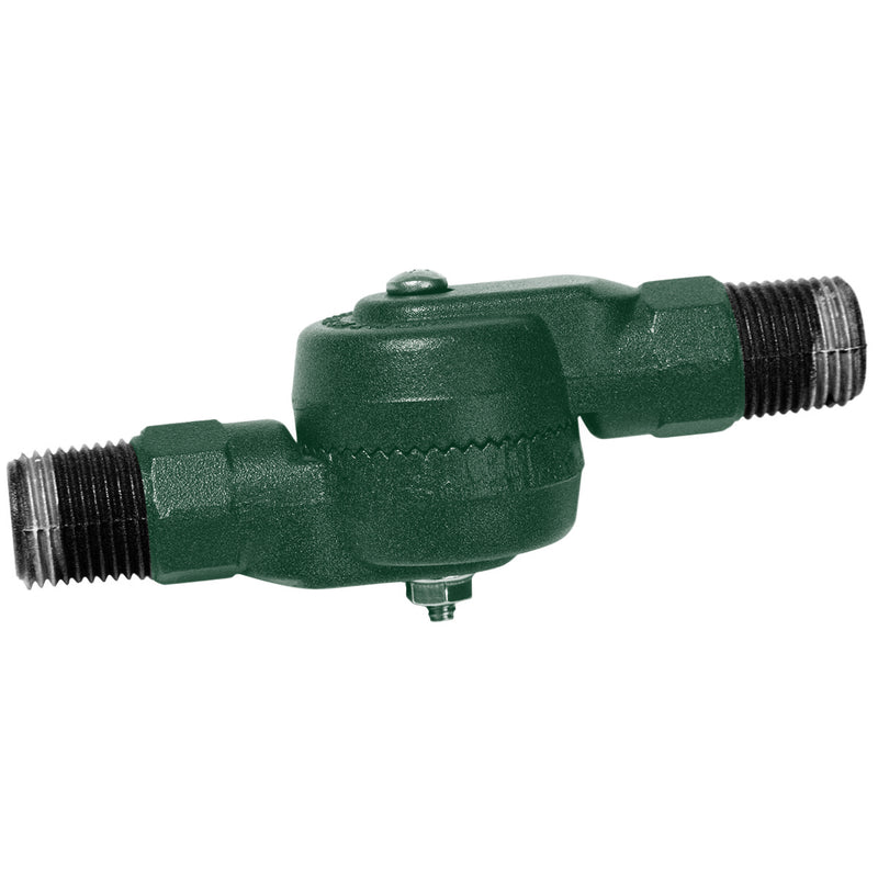 Forest green gooseneck wall light with threaded connectors and mounting base
