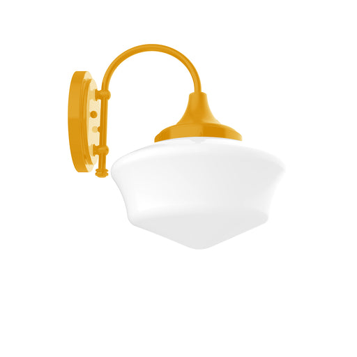 Schoolhouse 12" Wall Sconce in Bright Yellow in Bright Yellow | Montclair Light Works