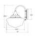 Schoolhouse 12" Wall Sconce in Painted Galvanized in Painted Galvanized | Montclair Light Works