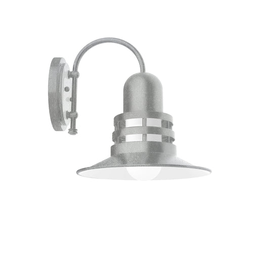 Atomic 12" wall sconce in Painted Galvanized | Montclair Light Works