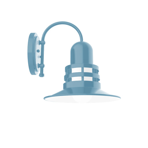 Atomic 12" wall sconce in Light Blue | Montclair Light Works
