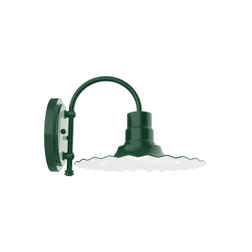 Radial 12" wall sconce in Forest Green | Montclair Light Works