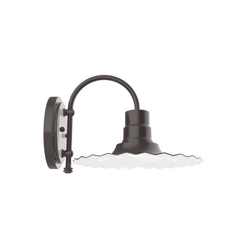 Radial 12" wall sconce in Architectural Bronze | Montclair Light Works