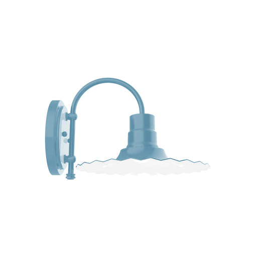 Radial 12" wall sconce in Light Blue | Montclair Light Works