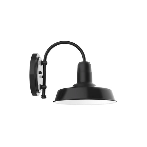 Warehouse 10" LED Wall Sconce in Black | Montclair Light Works