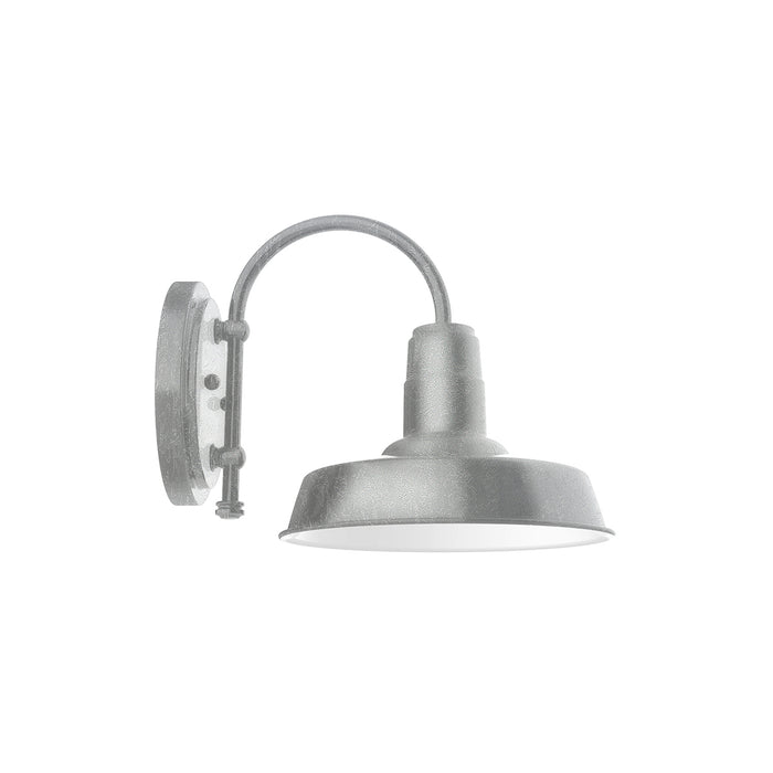 Warehouse 10" wall sconce in Painted Galvanized | Montclair Light Works